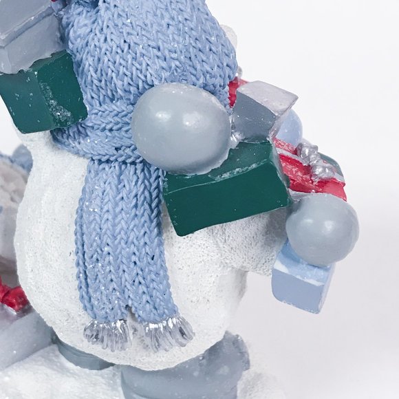 Snowbuddies Vintage Figurine Snowman and Santa - Picture 6 of 8